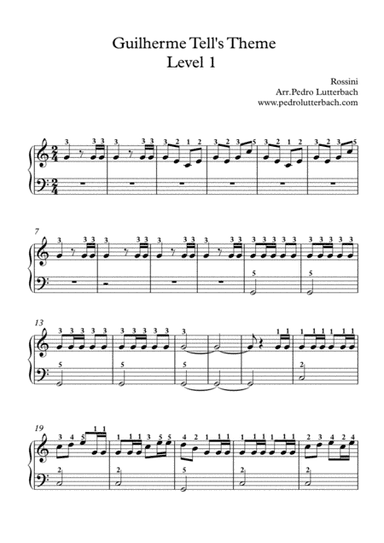Theme From William Tell (arr. Pedro Lutterbach)