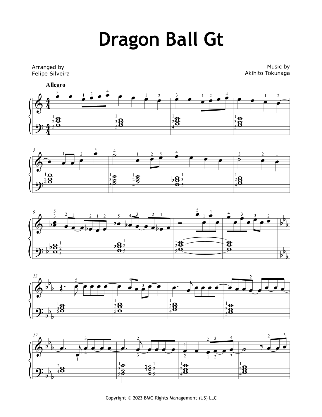 Dragon Ball Gt (arr. Felipe Silveira)