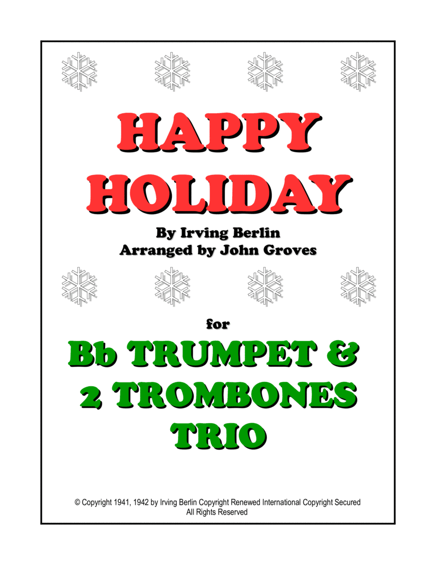 Happy Holiday (arr. John Groves)