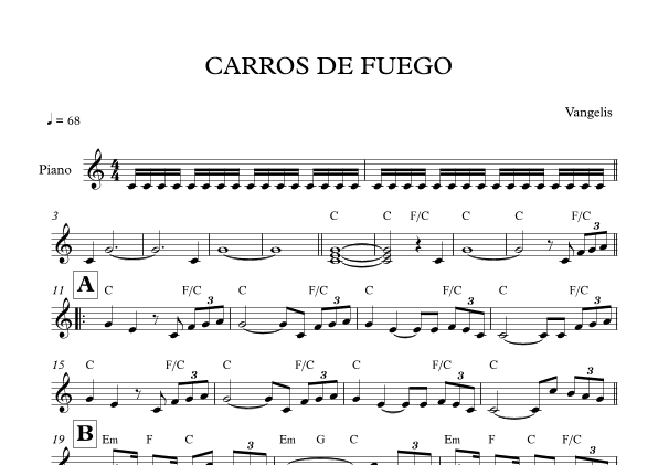 Chariots Of Fire (arr. Mateo Aguilar)