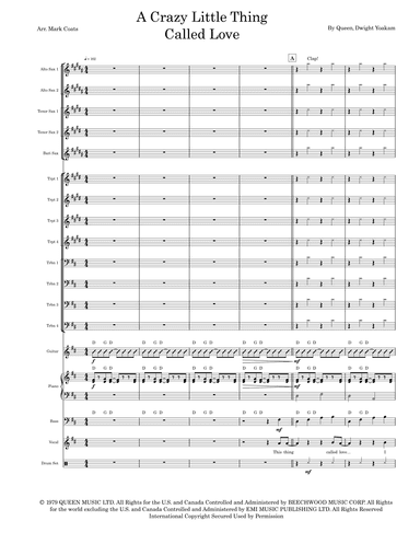 Crazy Little Thing Called Love (arr. Mark Coats)