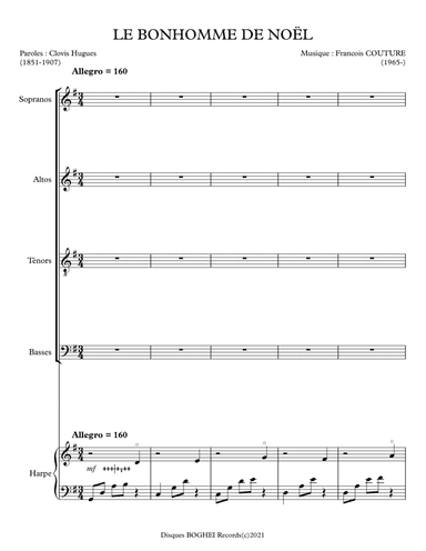 LE BONHOMME DE NOËL (arr. Disques BOGHEI Records)