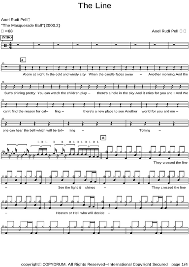 The Line (arr. COPYDRUM)