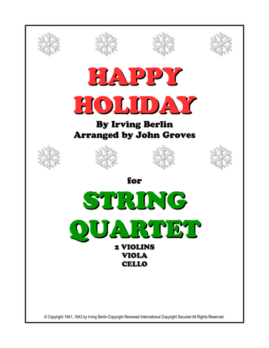 Happy Holiday (arr. John Groves)