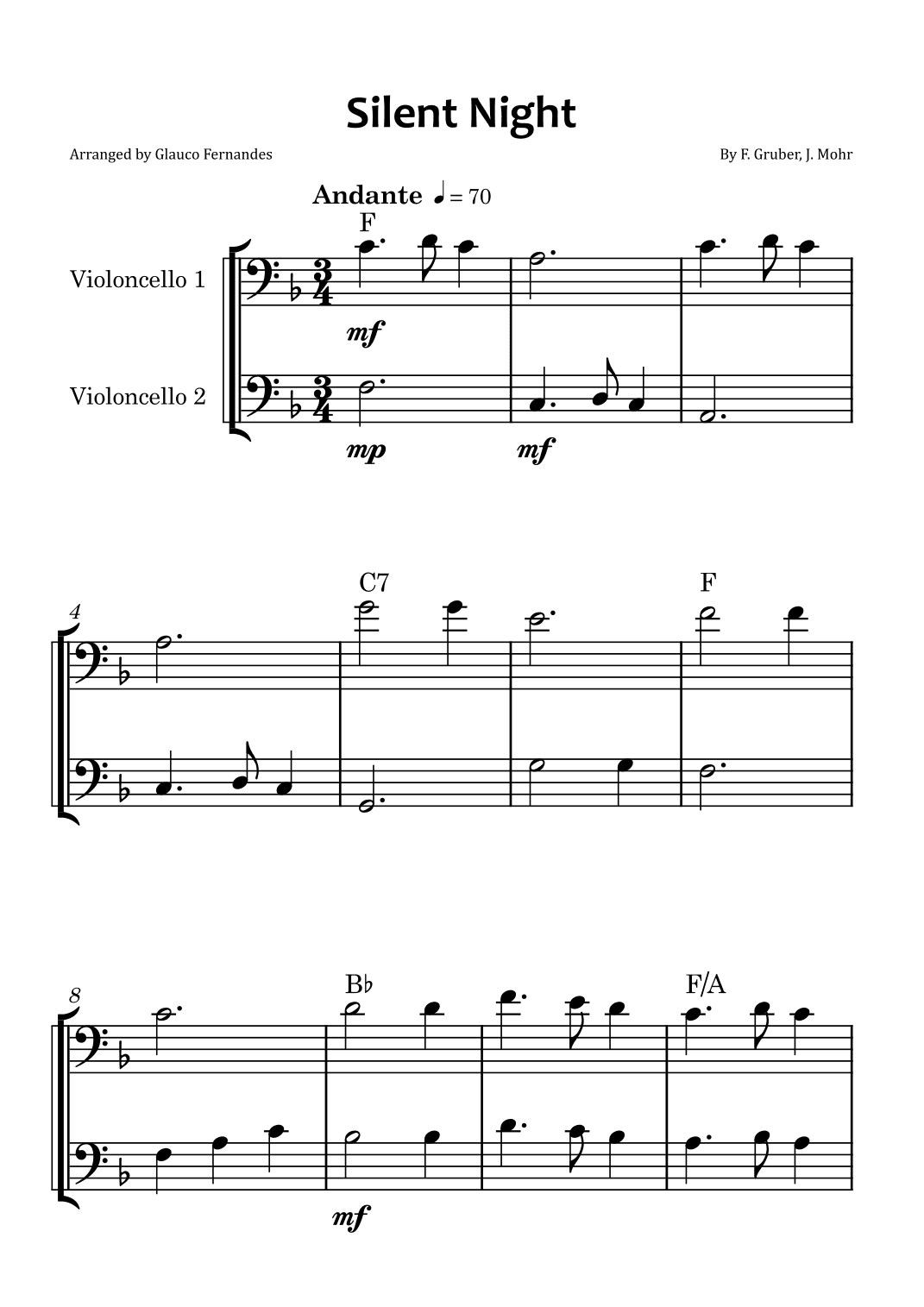 Silent Night (arr. Glauco Fernandes)
