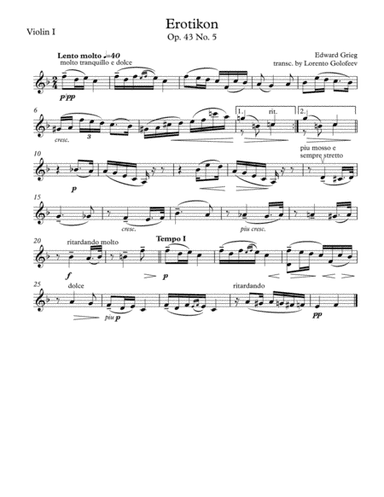 Erotikon (arr. Lorento Golofeev)
