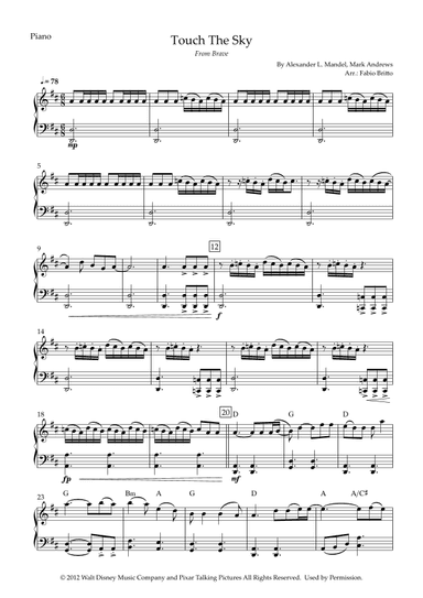 Touch The Sky (arr. Fabio Britto)