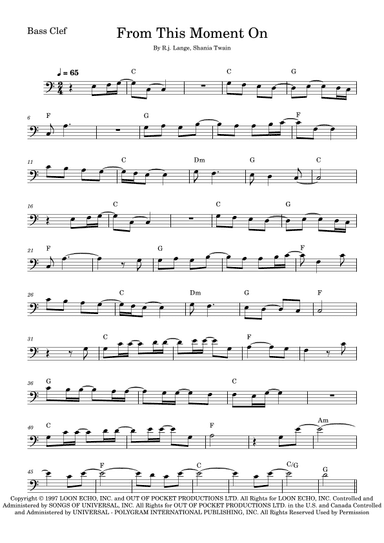 From This Moment On (arr. Fabio Eduardo de Oliveira)