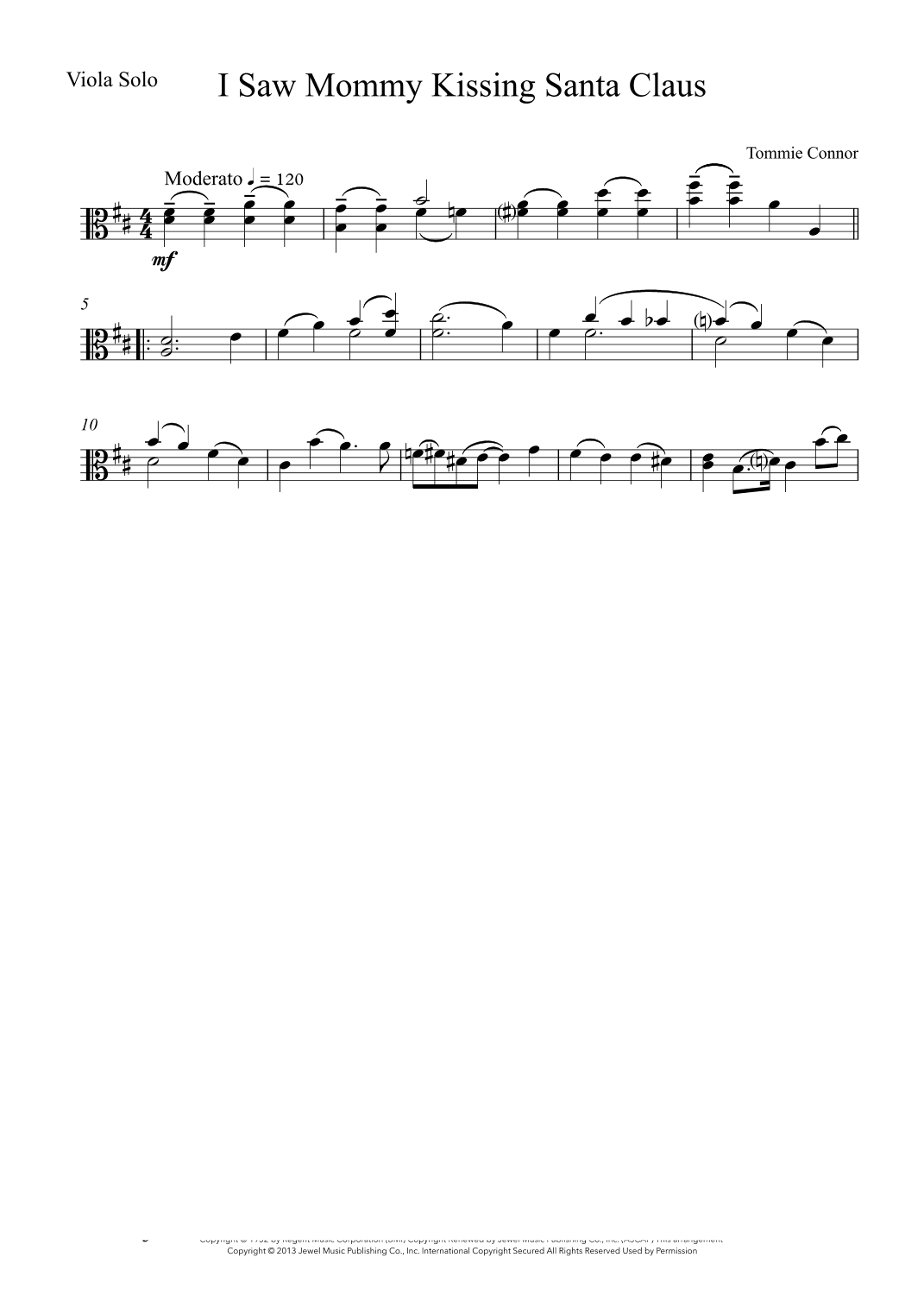 I Saw Mommy Kissing Santa Claus (arr. Sherry Lewis)