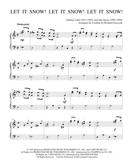Let It Snow! Let It Snow! Let It Snow! (arr. Richard Giszczak)