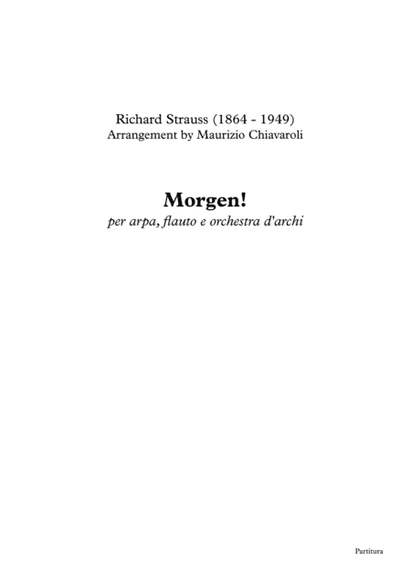 Morgen (arr. Maurizio Chiavaroli)