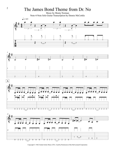 James Bond Theme (arr. Dennis McCorkle)