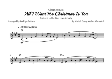 All I Want For Christmas Is You (arr. Rodrigo Faleiros)