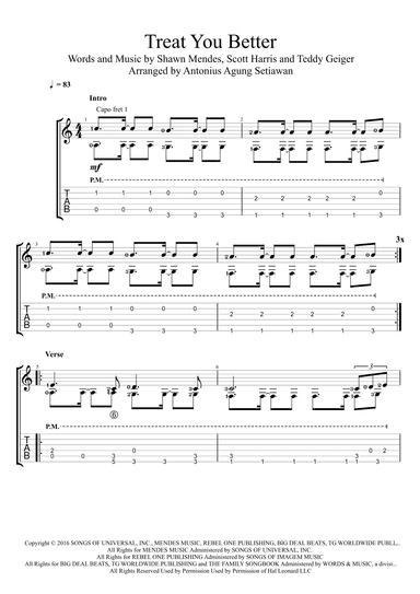 Treat You Better (arr. Antonius Agung Setiawan)