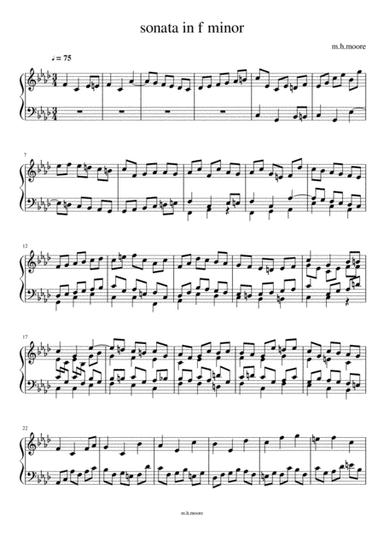 Sonata in f minor