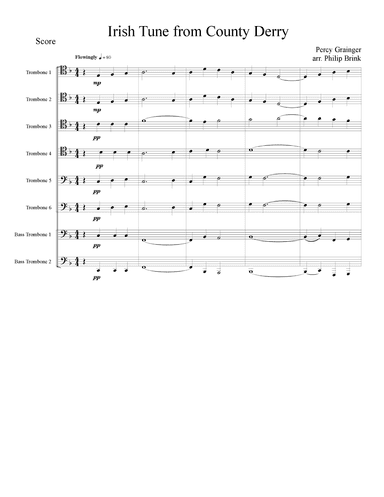 Irish Tune Expanded for 8 Trombones (arr. Philip Brink)