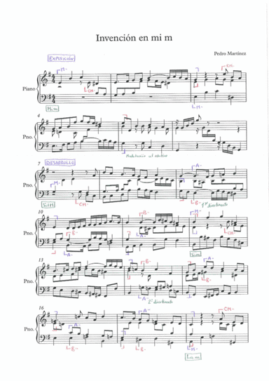 Invention in E minor
