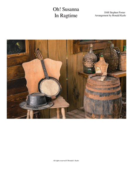 Oh Susanna In Ragtime (arr. Ronald J. Karle)