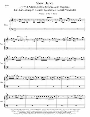 Slow Dance (arr. Kevin Busse)