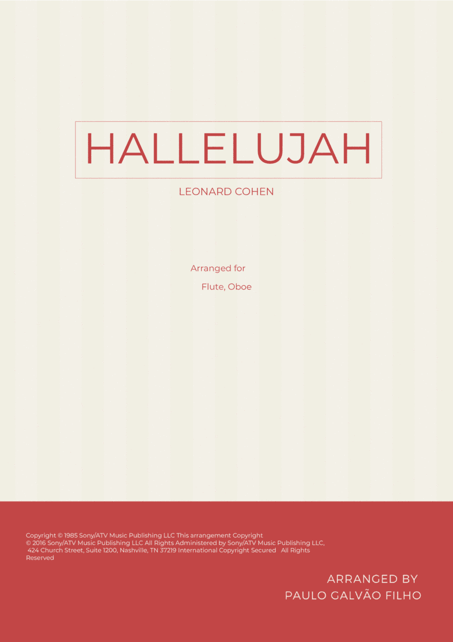 Hallelujah (arr. Paulo Galvao Filho)