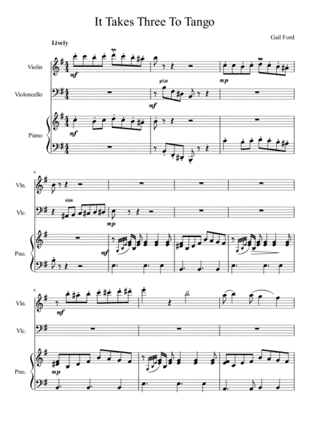 It Takes Three To Tango