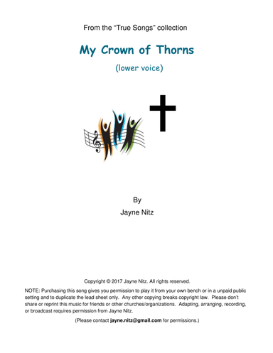 My Crown of Thorns (low voice)