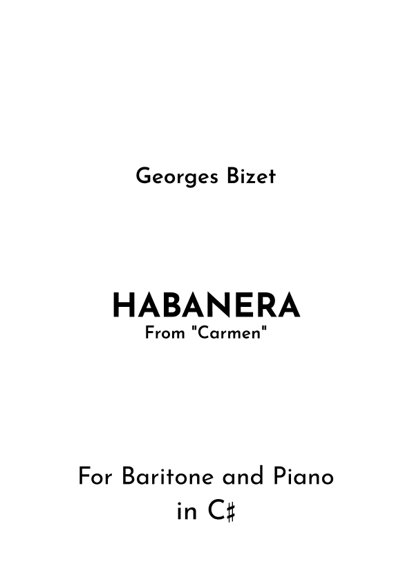 Habanera (arr. Jireh J.)