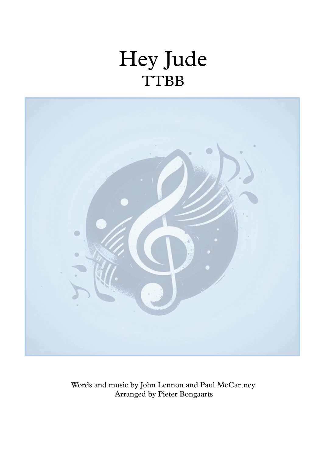 Hey Jude (arr. Pieter Bongaarts)