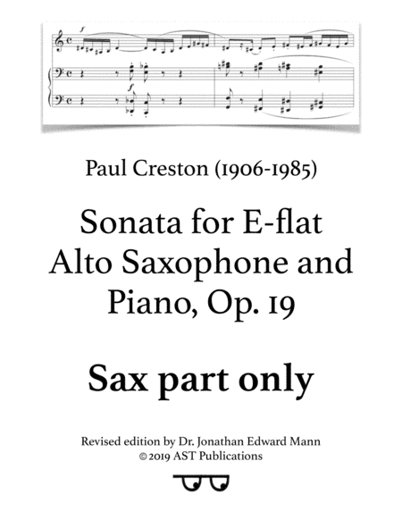 Saxophone Sonata (arr. AST Publications)