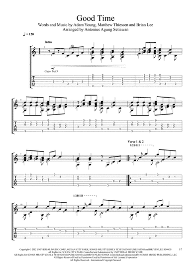 Good Time (arr. Antonius Agung Setiawan)
