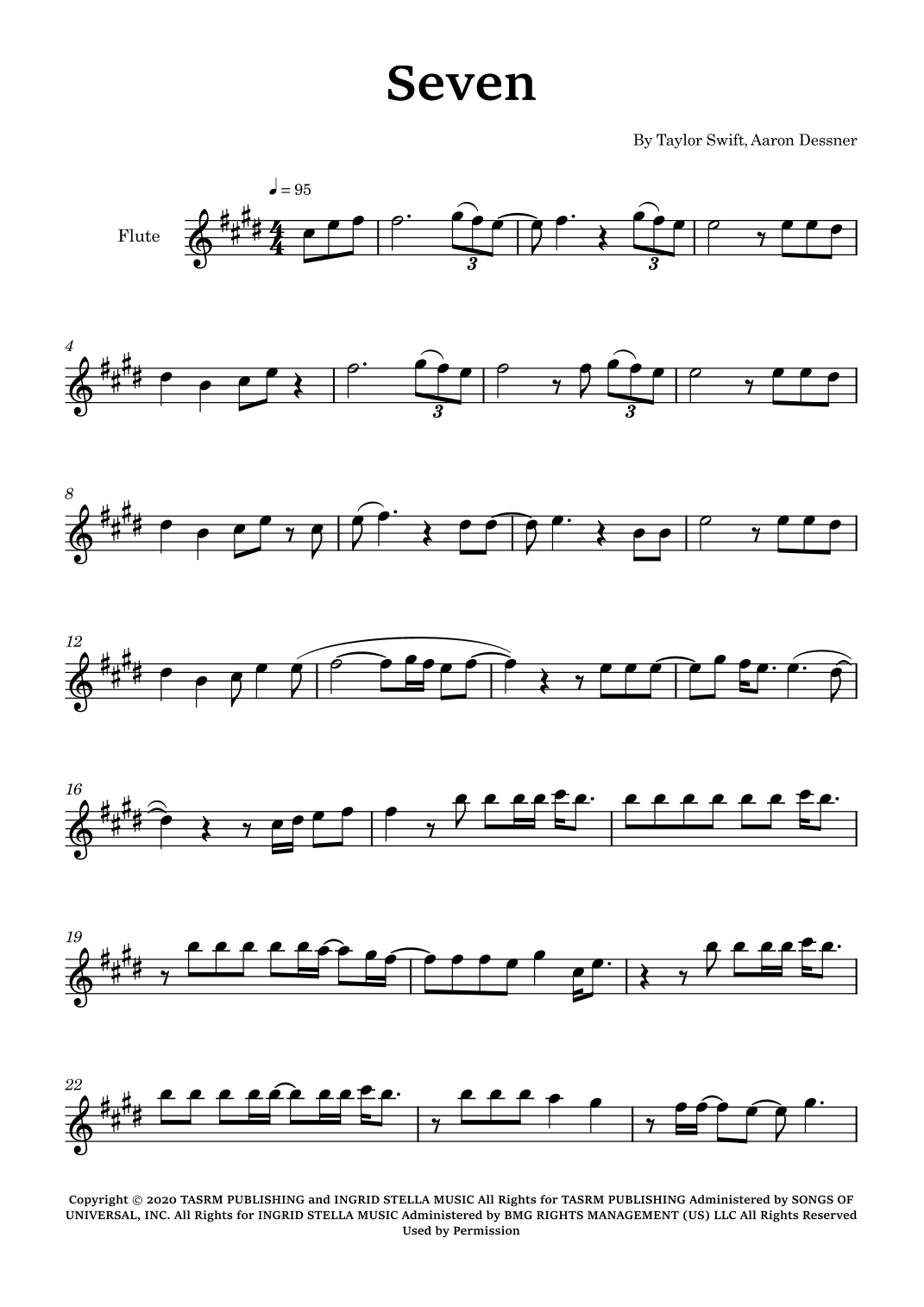 Seven (arr. Glauco Fernandes)