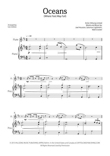 Oceans (where Feet May Fail) (arr. Iury Cardoso)