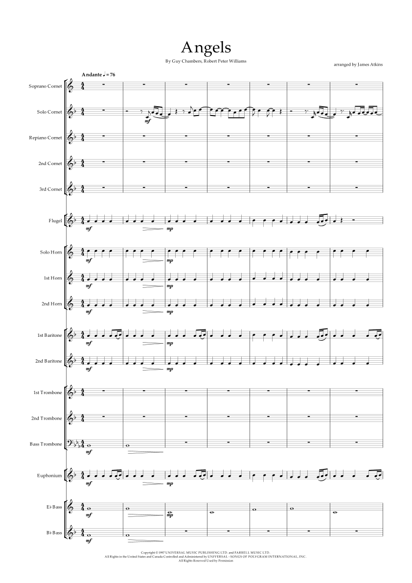 Angels (arr. James Atkins)