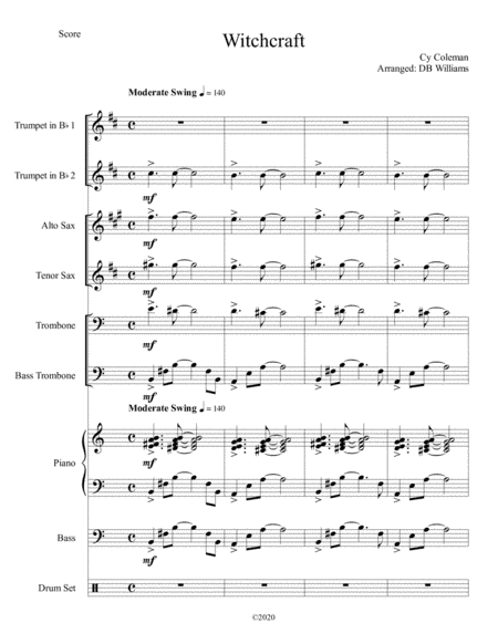 Witchcraft (arr. DB Williams)