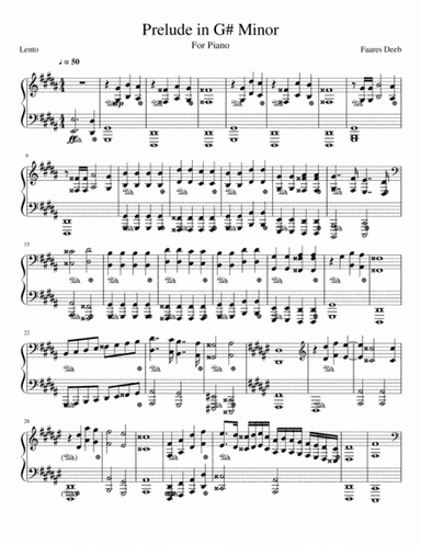 Prelude in G# Minor