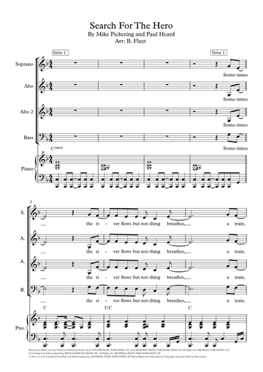 Search For The Hero (arr. B. Fleet)
