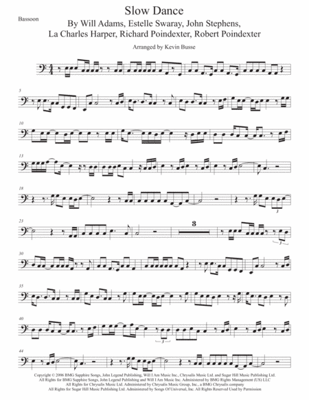 Slow Dance (arr. Kevin Busse)