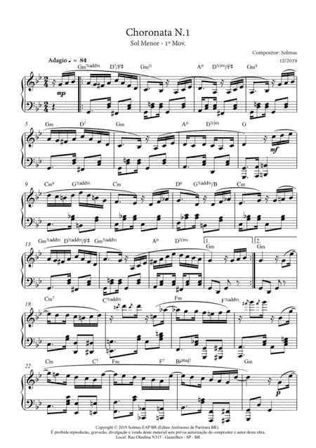 Choronata, 1º Movimento