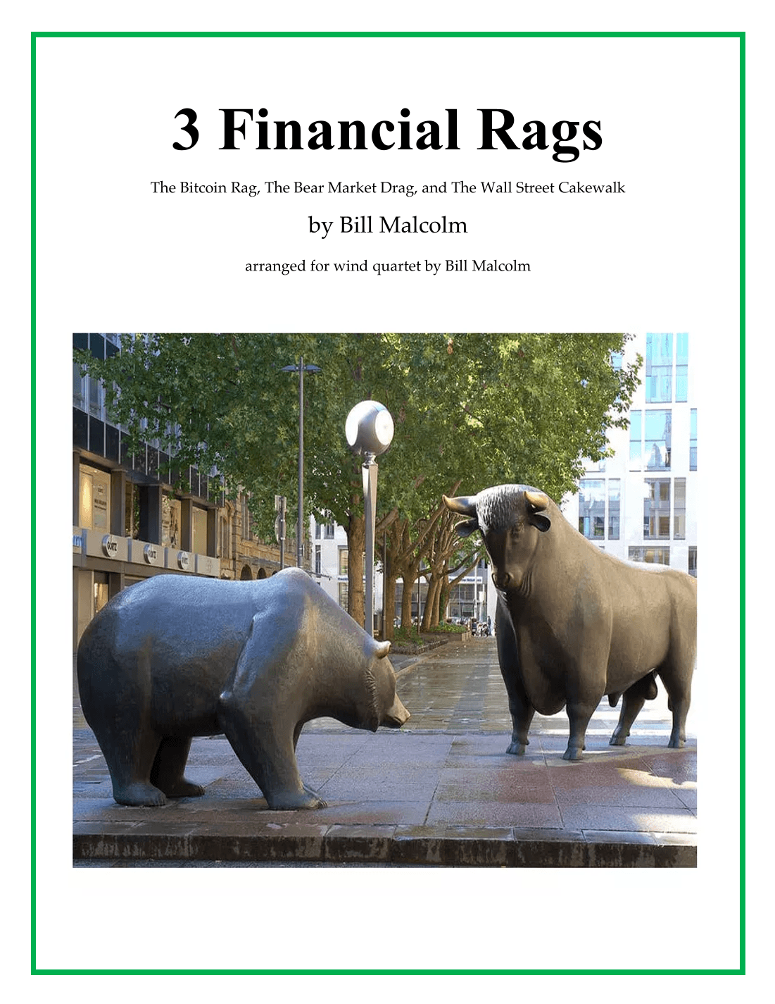 3 Financial Rags for wind quartet