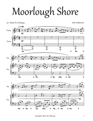 Moorlough Shore (arr. Marie-Ève Mainguy)