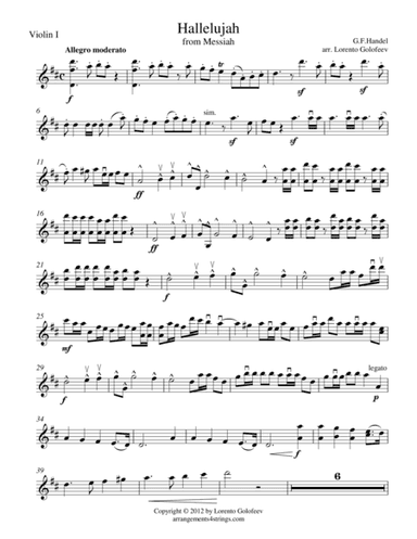 Hallelujah from Messiah (arr. Lorento Golofeev)
