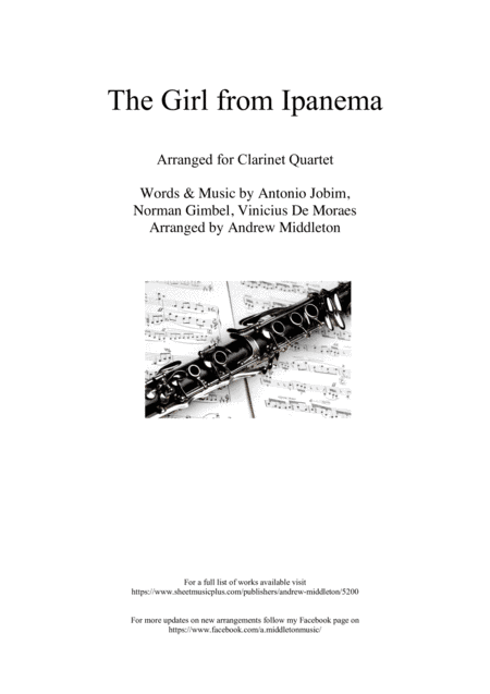 The Girl From Ipanema (garôta De Ipanema) (arr. Andrew Middleton)