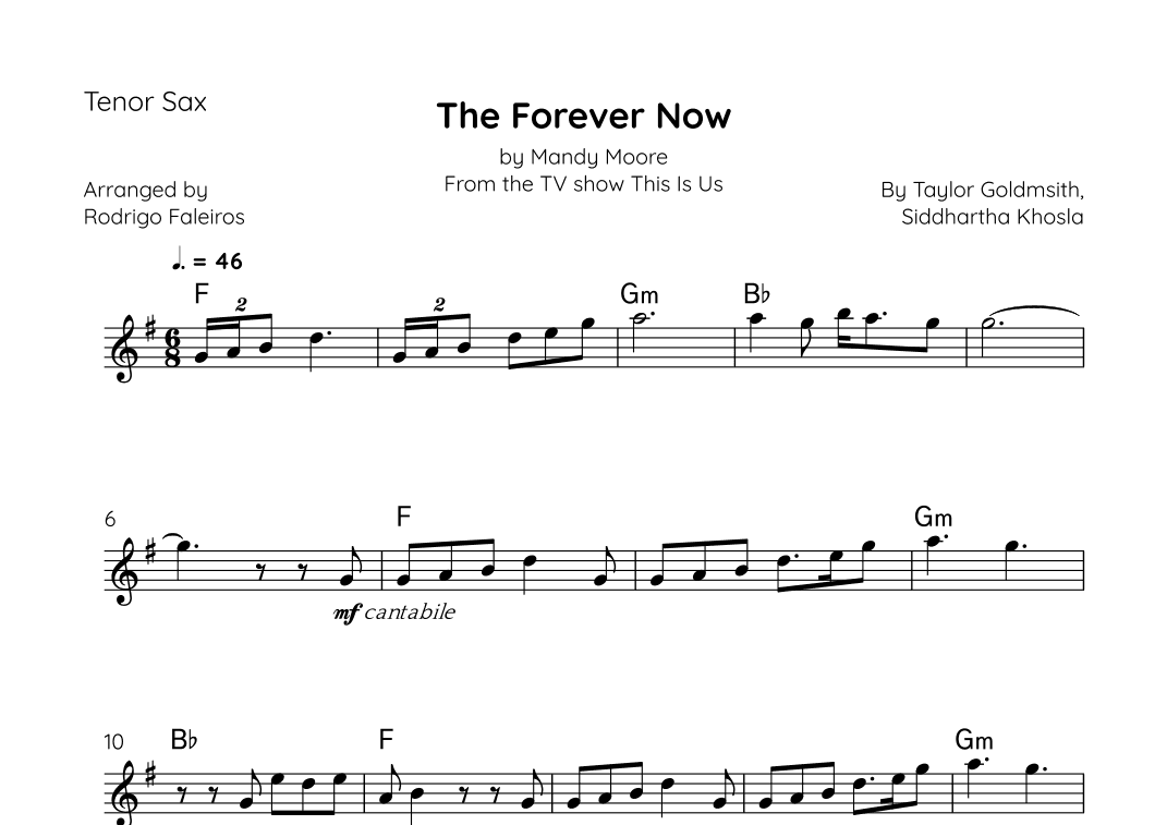 The Forever Now (arr. Rodrigo Faleiros)