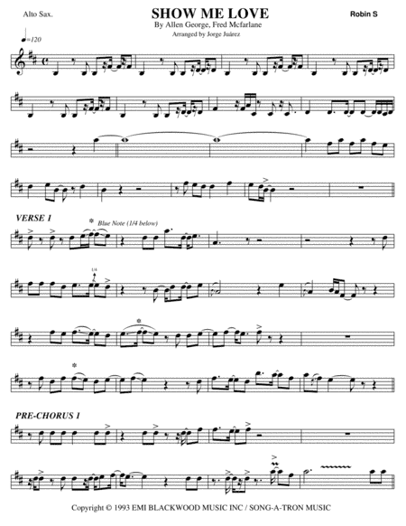 Show Me Love (arr. Jorge Juárez)