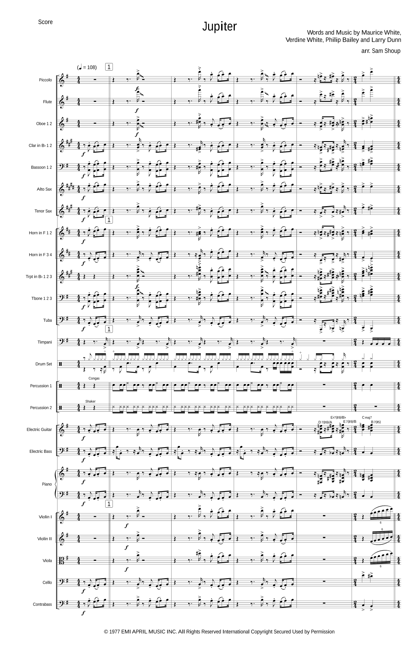Jupiter (arr. Sam Shoup)