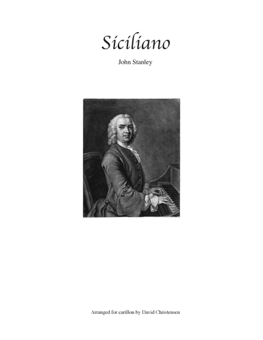 Siciliano for Carillon (arr. David Christensen)