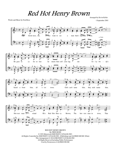 Red Hot Henry Brown (arr. Kevin Keller)