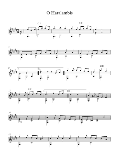 O Haralambis - Traditional Greek Song (arr. Milan Mitic)