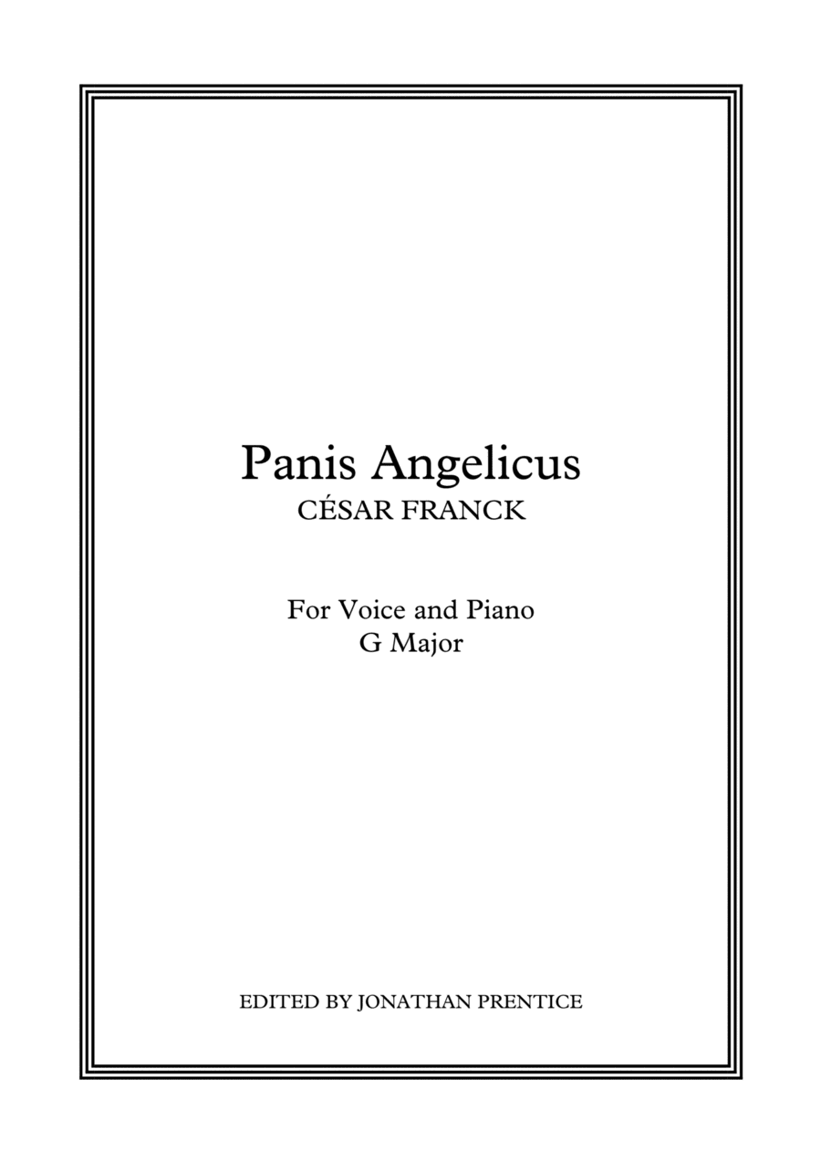 Panis Angelicus (G Major) (arr. Jonathan Prentice)
