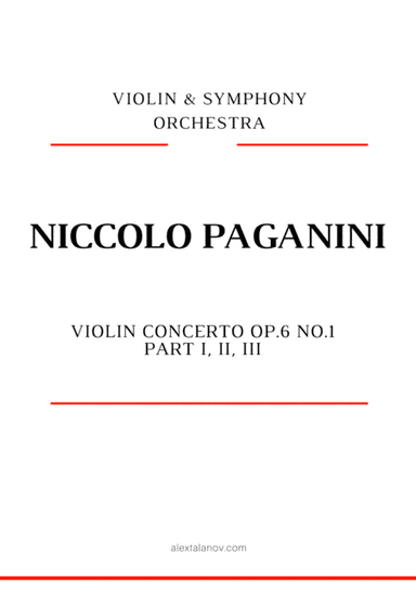 Violin concerto No 1